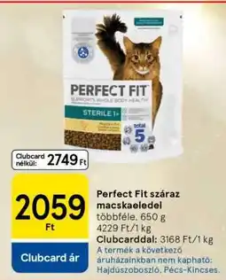 Tesco Perfect Fit száraz macskaeledel ajánlat