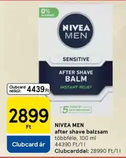 Tesco NIVEA MEN after shave balzsam ajánlat