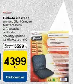 Tesco Fűthető ülésvédő ajánlat