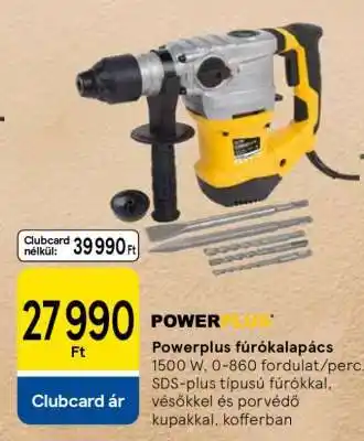Tesco Powerplus fúrókalapács ajánlat