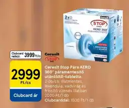 Tesco Ceresit Stop Pára Aero 360° Páramentesítő Utántöltő Tabletta ajánlat