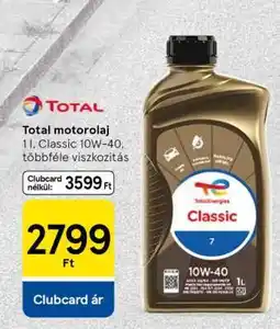 Tesco Total motorolaj ajánlat