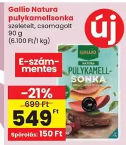 Spar Gallio Natura pulykamellsonka ajánlat