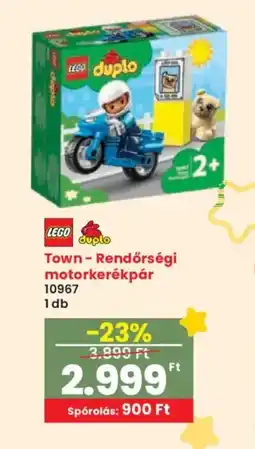 Interspar LEGO Duplo TownRendőrségi motorkerékpár ajánlat