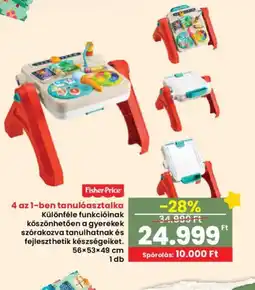 Interspar Fisher-Price 4 az 1-ben tanulóasztalka ajánlat