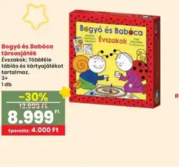Interspar Bogyó és Babóca társasjáték ajánlat