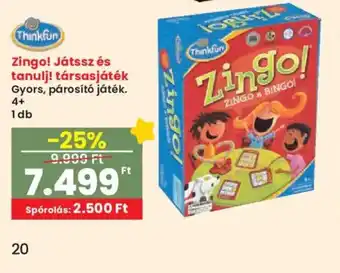 Interspar Zingo! Játssz és tanulj! ajánlat