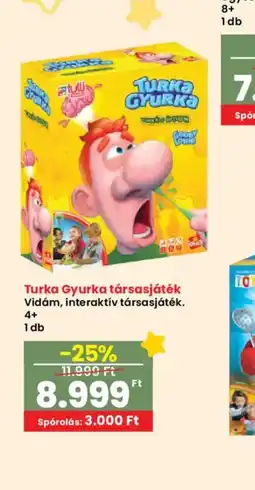 Interspar Turka Gyurka társasjáték ajánlat