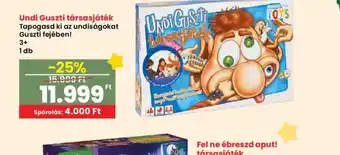 Interspar Undi Guszt társasjáték ajánlat