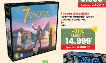 Interspar 7 Csoda társasjáték ajánlat