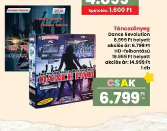 Interspar Táncszőnyeg Dance Revolution ajánlat
