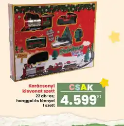 Interspar Karácsonyi kisvonat szett ajánlat