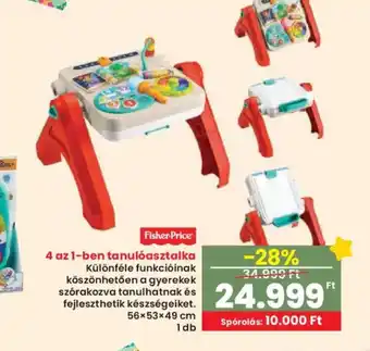 Interspar Fisher-Price 4 az 1-ben tanulóasztalka ajánlat