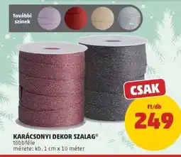 PENNY KARÁCSONYI DEKOR SZALAG ajánlat