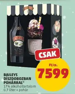 PENNY Baileys díszdobozban pohárral ajánlat