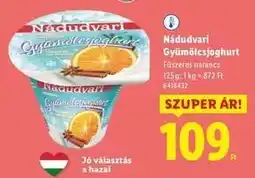 Lidl Nádudvari Gyümölcsjoghurt ajánlat