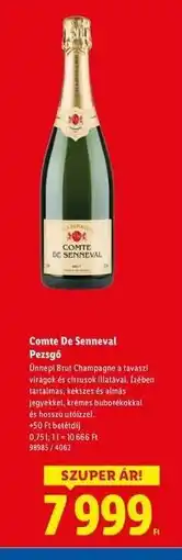 Lidl Comte De Senneval Pezsgő ajánlat