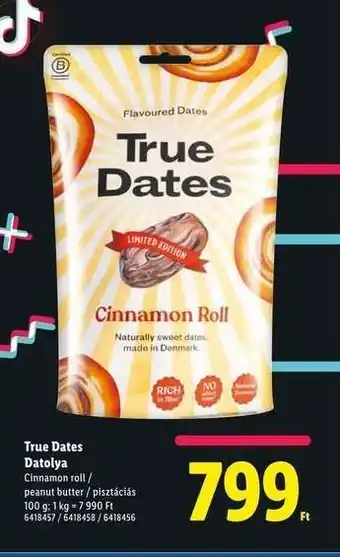 True Dates datolya