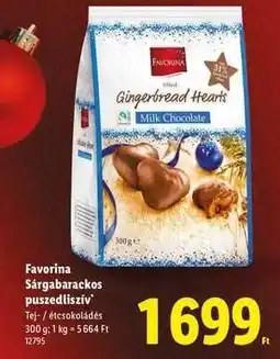 Lidl Favorina Sárgabarackos puszedliszív ajánlat