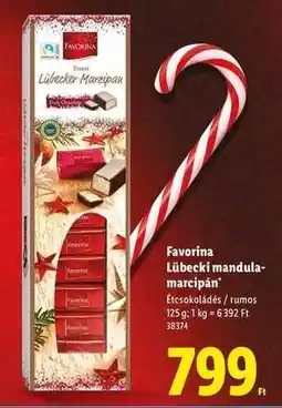 Lidl Favorina Lübecki mandula-marcipán ajánlat