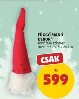 PENNY Függő Manó Dekor ajánlat