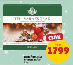 PENNY HERBÁRIA TÉLI VARÁZS TEÁK ajánlat