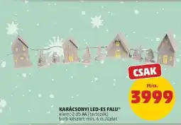 PENNY KARÁCSONYI LED-ES FALU ajánlat