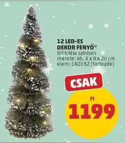 PENNY 12 LED-ES DEKOR FENYŐ ajánlat