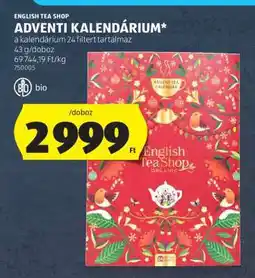 ALDI Adventi kalendárium ajánlat