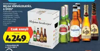 ALDI Belga Sörválogatás, 6 üveg ajánlat