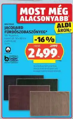 ALDI Jacquard fürdőszobaszőnyeg ajánlat