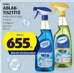 ALDI TANDIL Ablaktisztító ajánlat