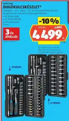 ALDI Dugókulcskészlet ajánlat