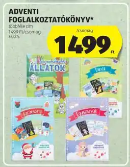 ALDI Adventi foglalkoztatókönyv ajánlat