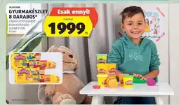 ALDI Play-Doh gyurmakészlet, 8 darabos ajánlat
