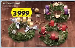 ALDI Adventi koszorú ajánlat