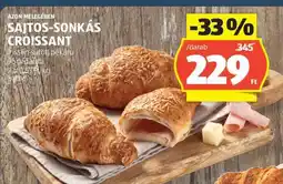 ALDI Sajtos-sonkás croissant ajánlat