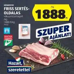 ALDI Friss sertés-oldalas ajánlat