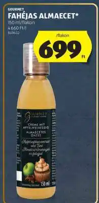 ALDI GOURMET FAHÉJAS ALMAECET ajánlat