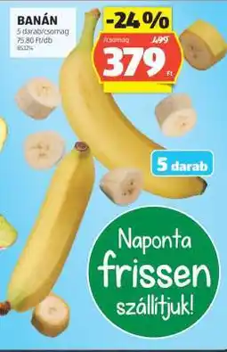 ALDI Banán ajánlat
