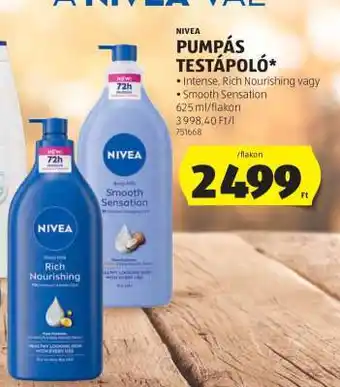 ALDI NIVEA Pumpás Testápoló ajánlat