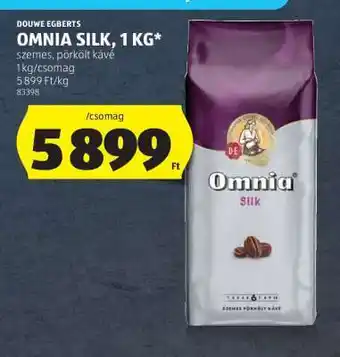ALDI Douwe Egberts Omnia Silk, 1 kg ajánlat