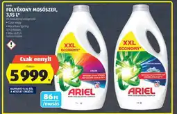 ALDI ARIEL FOLYÉKONY MOSÓSZER, 3,15 L ajánlat