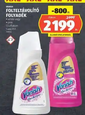ALDI Vanish Folteltávolító Folyadék ajánlat