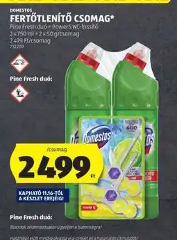ALDI DOMESTOS FERTŐTLENÍTŐ CSOMAG ajánlat