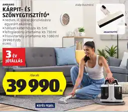 ALDI AMBIANO KÁRPIT- ÉS SZŐNYEGTISZTÍT ajánlat