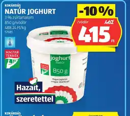 ALDI KOKÁRDÁS NATÚR JOGHURT ajánlat