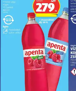 ALDI APENTA MÁLNAÍZŰ SZÉNSAVAS ÜDÍTŐITAL ajánlat