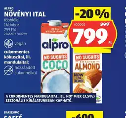 ALDI ALPRO NÖVÉNYI ITAL ajánlat