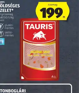 ALDI TAURIS ZÖLDSÉGES SZELET ajánlat